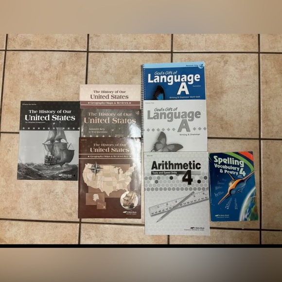 Other - 4th grade Abeka homeschool books